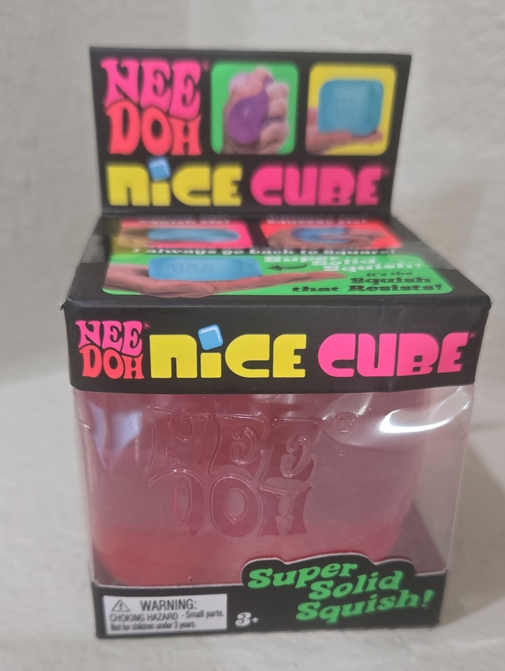 New Needoh Nice Cube - Ponl Super Solid Squish Toy. - Picture 2 of 4
